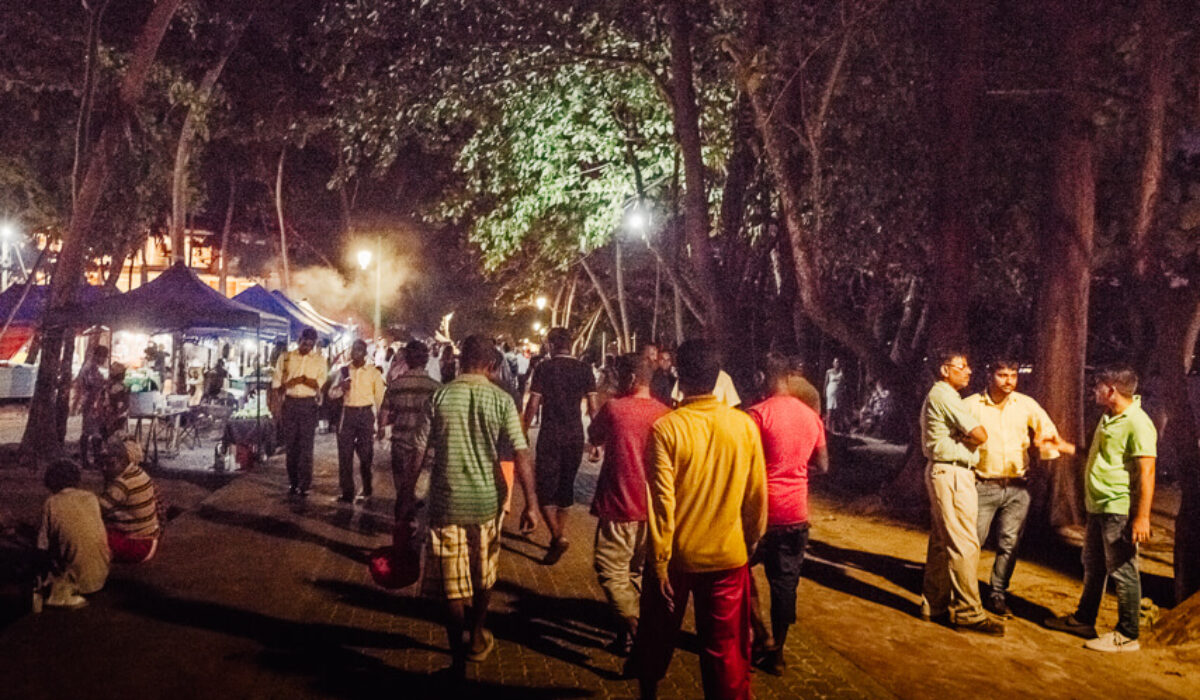 The Avenue of Beau Vallon Beach