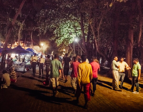 The Avenue of Beau Vallon Beach