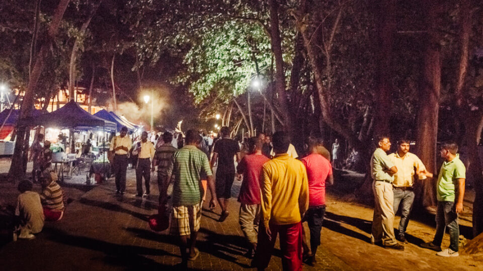 The Avenue of Beau Vallon Beach