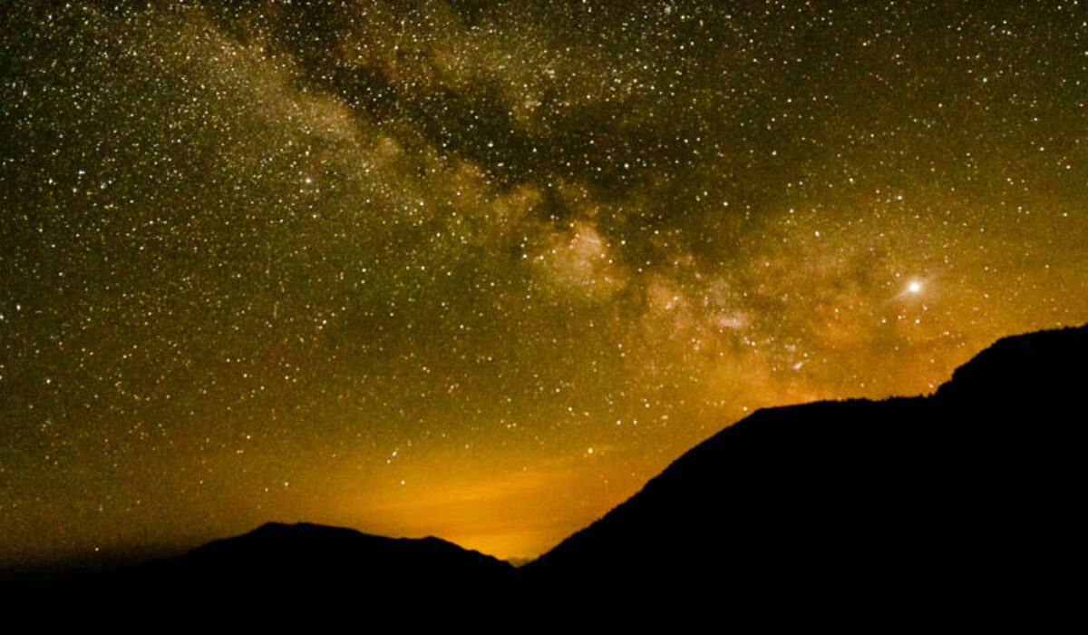 Eisenaueralm at night