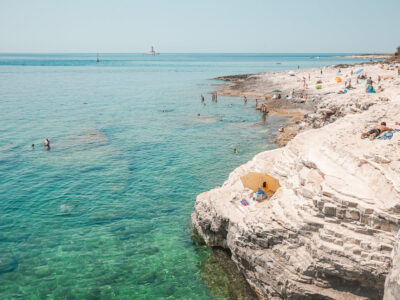 Relaxing on Mala Kolumbarica Beach