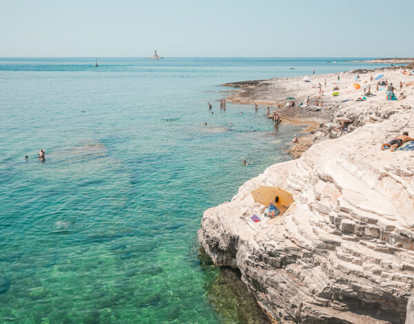 Relaxing on Mala Kolumbarica Beach