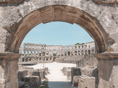 Walking Through the Old Town of Pula