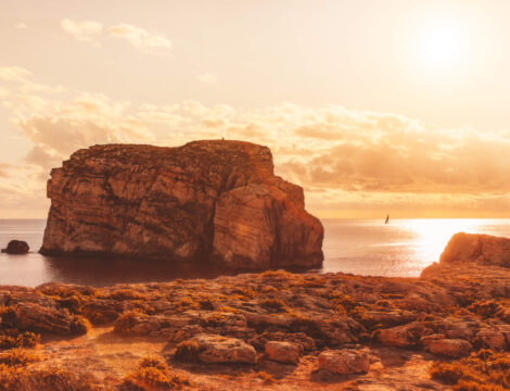 The Wanderer of the Dwejra Bay