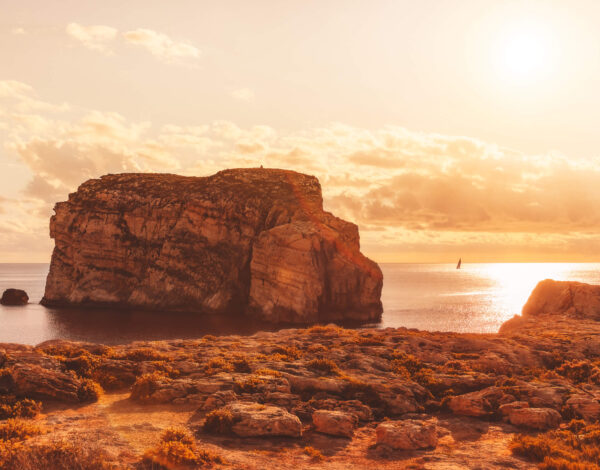 The Wanderer of the Dwejra Bay