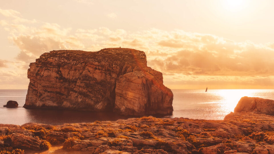 The Wanderer of the Dwejra Bay