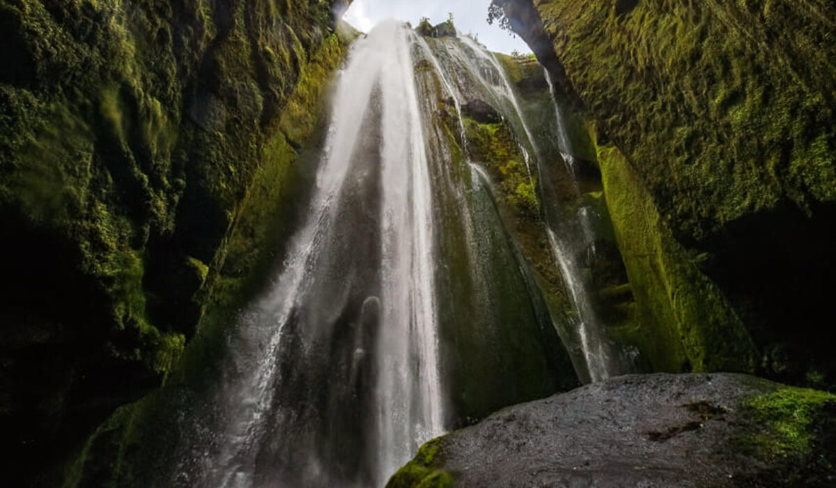 Gljúfrabúi Waterfall