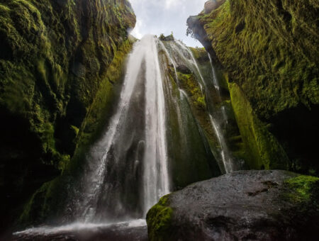 Gljúfrabúi Waterfall