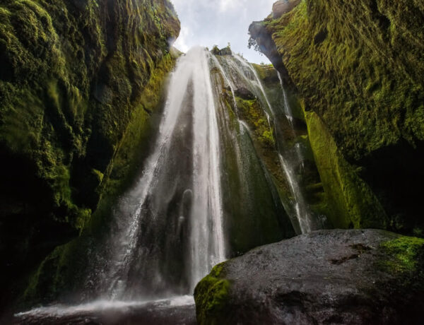Gljúfrabúi Waterfall