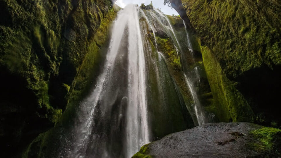 Gljúfrabúi Waterfall